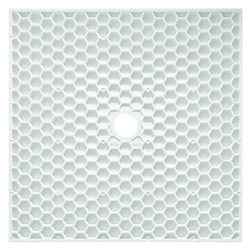 Receveur de douche extra?plat NARA 80x80 - Résine ardoise blanc - Découpable - bonde incluse